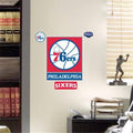 Philadelphia 76ers Logo Wall Graphic 12 x 16 in. (Pack of 6) H570