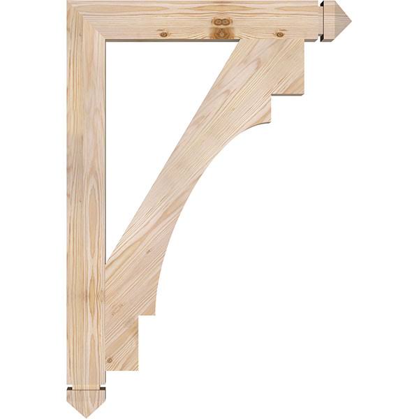 Douglas Fir Smooth Bracket D8077