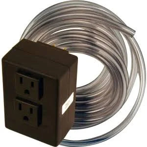 Polished Nickel Disposal Air Switch and Dual Outlet Control Box S423