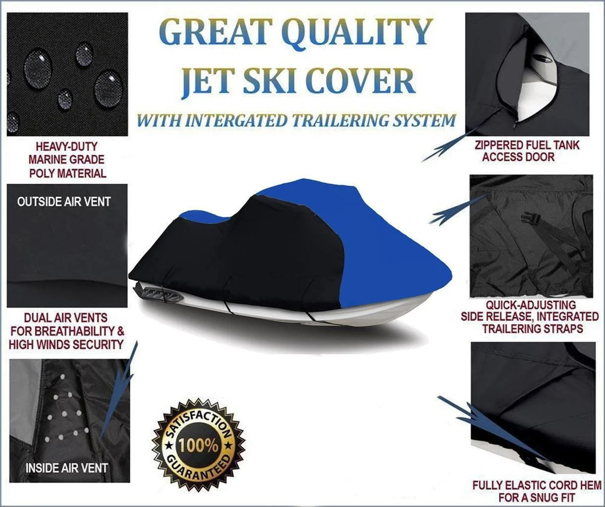 Heavy-Duty Jet Ski Cover PWC Boat Cover 2 Seater L578149