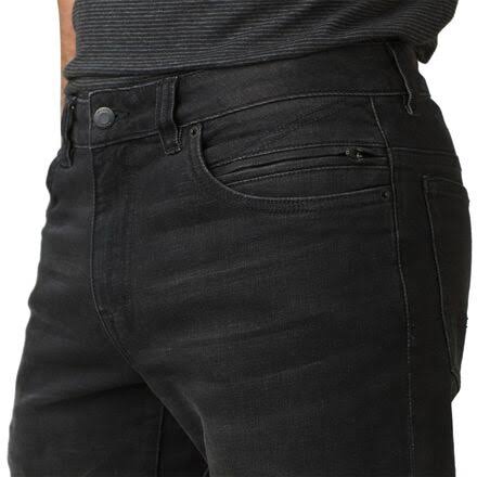 Vintage Black Wash Men&s Jeans, 38x32 R4035
