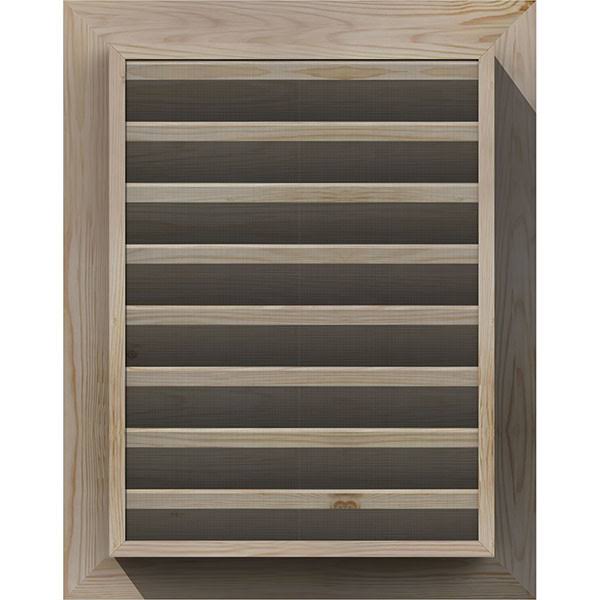 Unfinished Pine Gable Vent F719