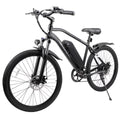 26" Electric Bike with Rechargeable Battery, Black B868877