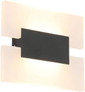 Black Aluminum LED Wall Lamp J711485