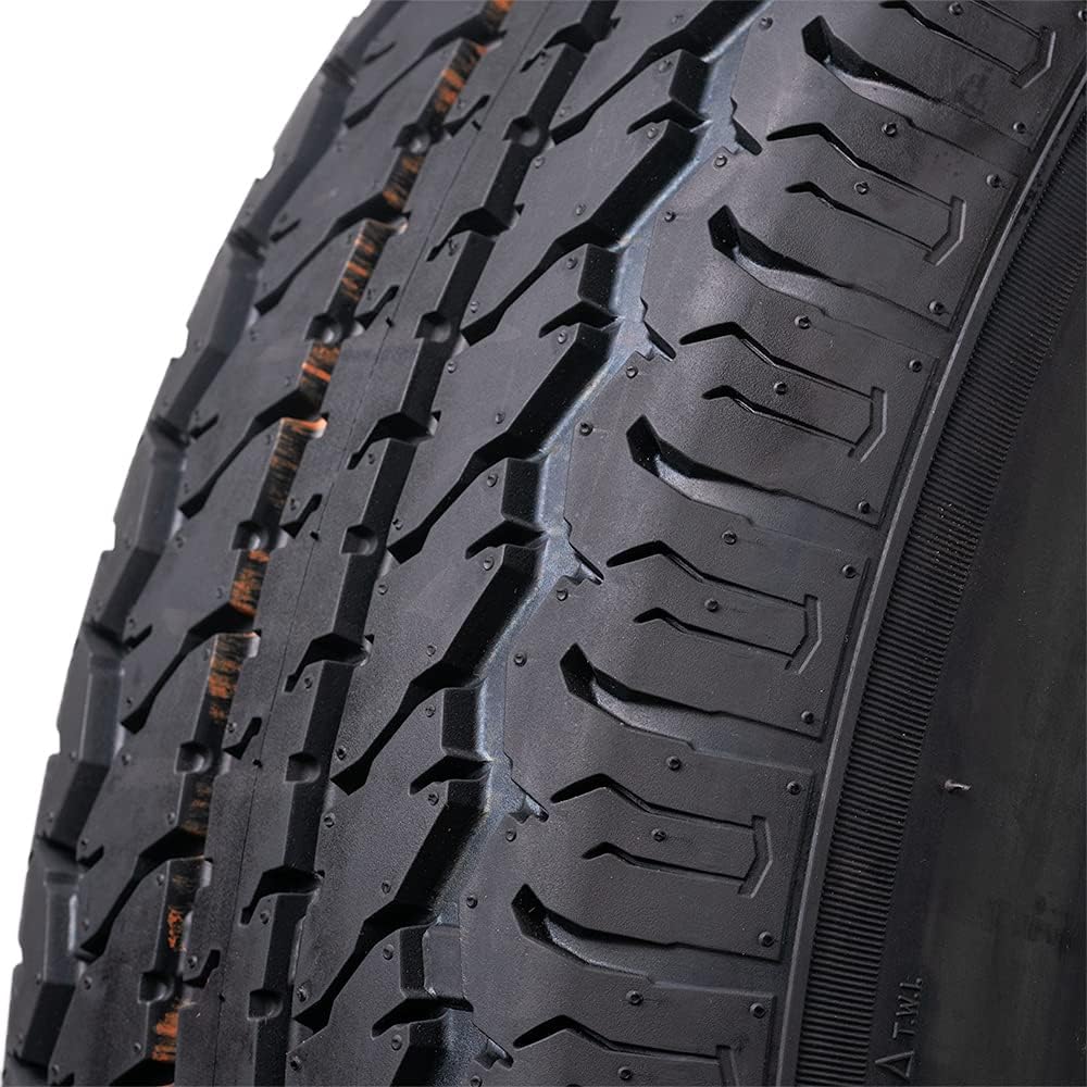 Tire Mounted Trailer Wheel, ST205/75R15, 5x4.5 Bolt Circle, Spoke-White M2011