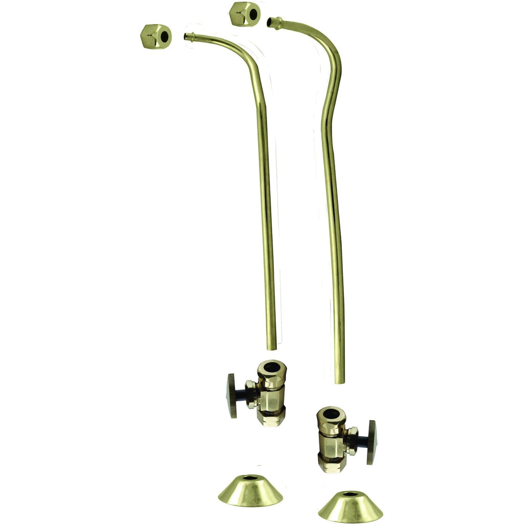 1/2x22 Copper Double Offset Bath Supply K50330