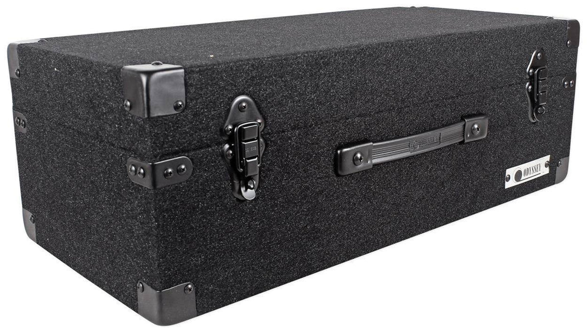 3-Row Carpeted Storage DJ Case for 45 RPM Vinyl Records L391342