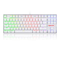 White 87 Key RGB Mechanical Gaming Keyboard N2818