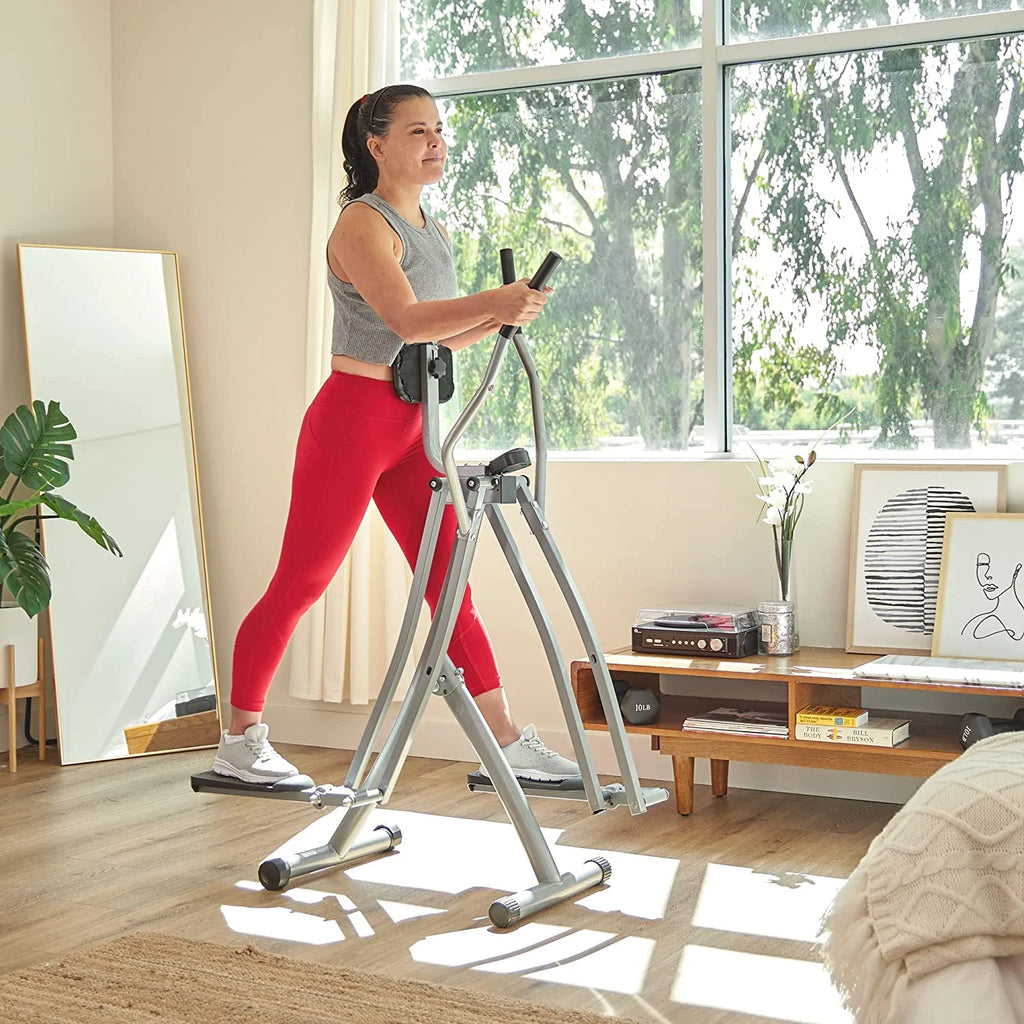 Elliptical Machine Glider with LCD Monitor, 220 LB Max Weight, 30 Inch Stride D38820