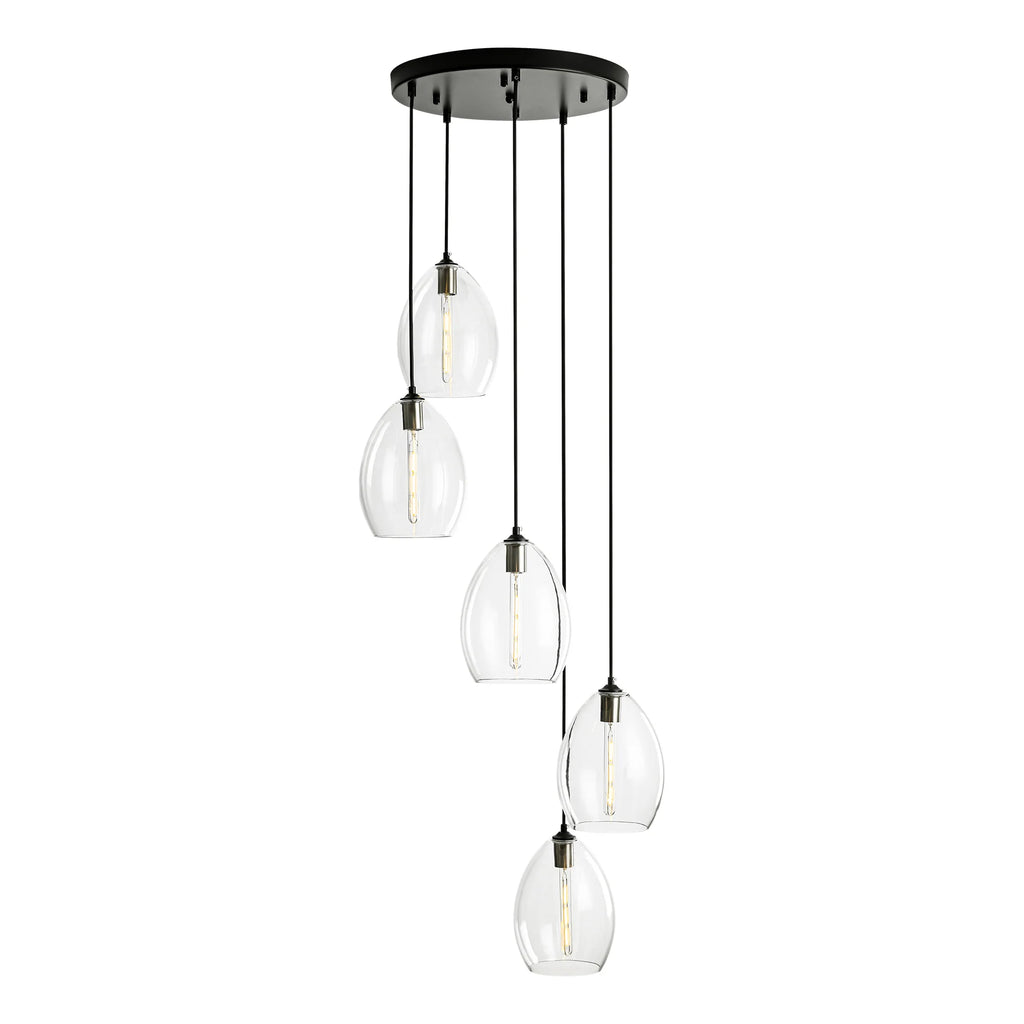 5-Light Glass Shade Pendant N240