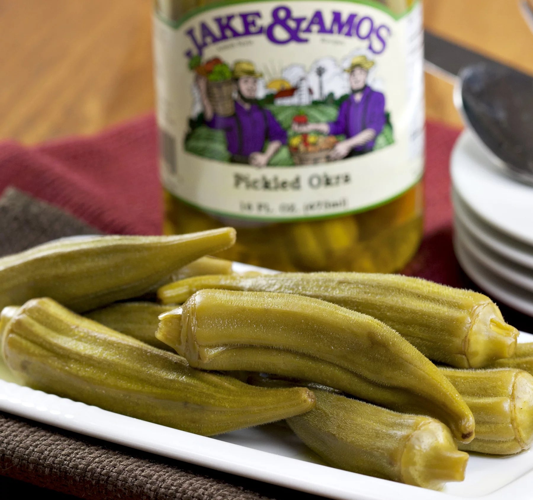 Pickled Okra, 2-Pack 16 oz. Jars U7718