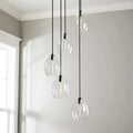5-Light Glass Shade Pendant N240
