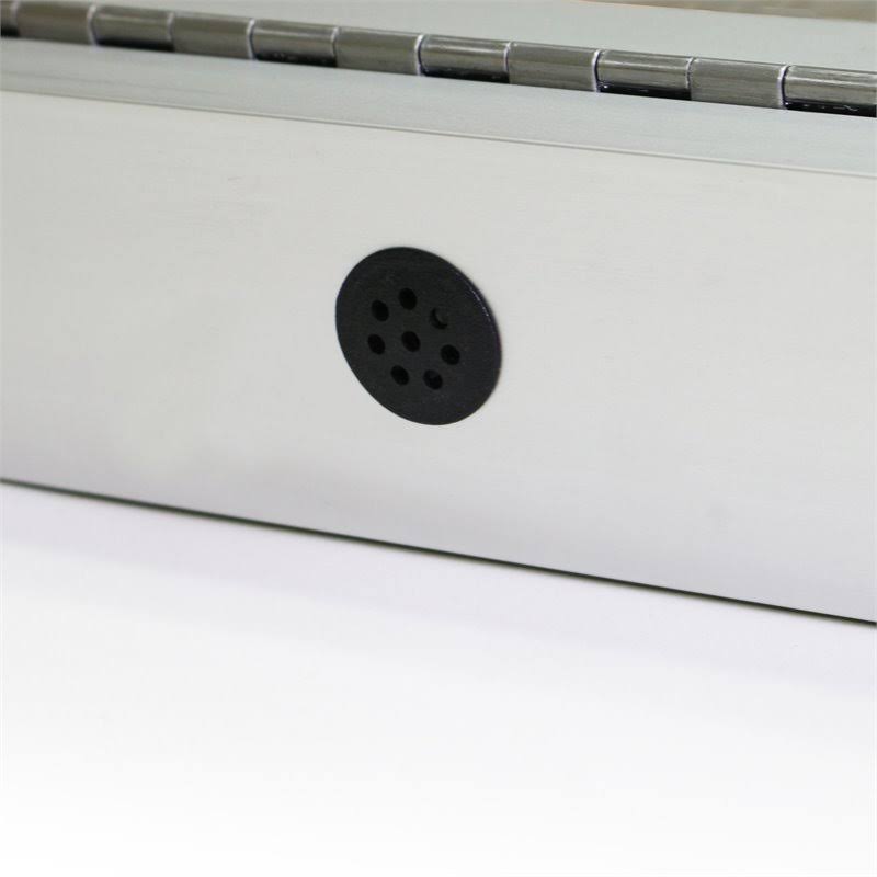 Navy 1-Door Enclosed Vinyl Bulletin Board X30513