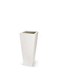 White Tapered Fiberstone Pot W540