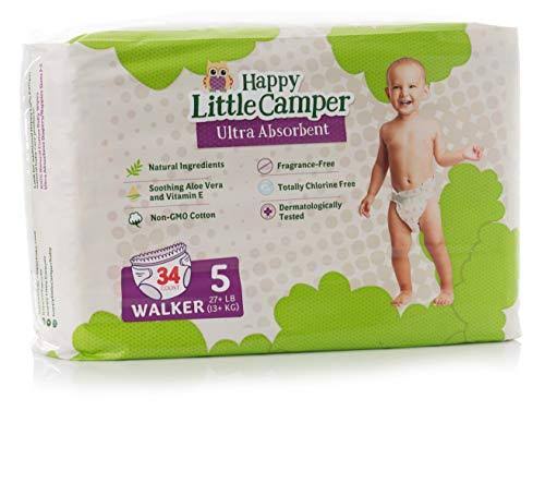 Natural Diapers, Flushable Wipes, Monthly Pack, Size 5, 136 Count X19309