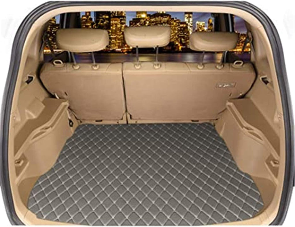Purple Leather Full Car Floor Mats with Cargo Mat T726528