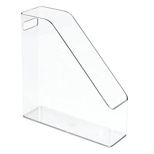 Plastic File Folder Bin Storage Organizer with Handle Y993697
