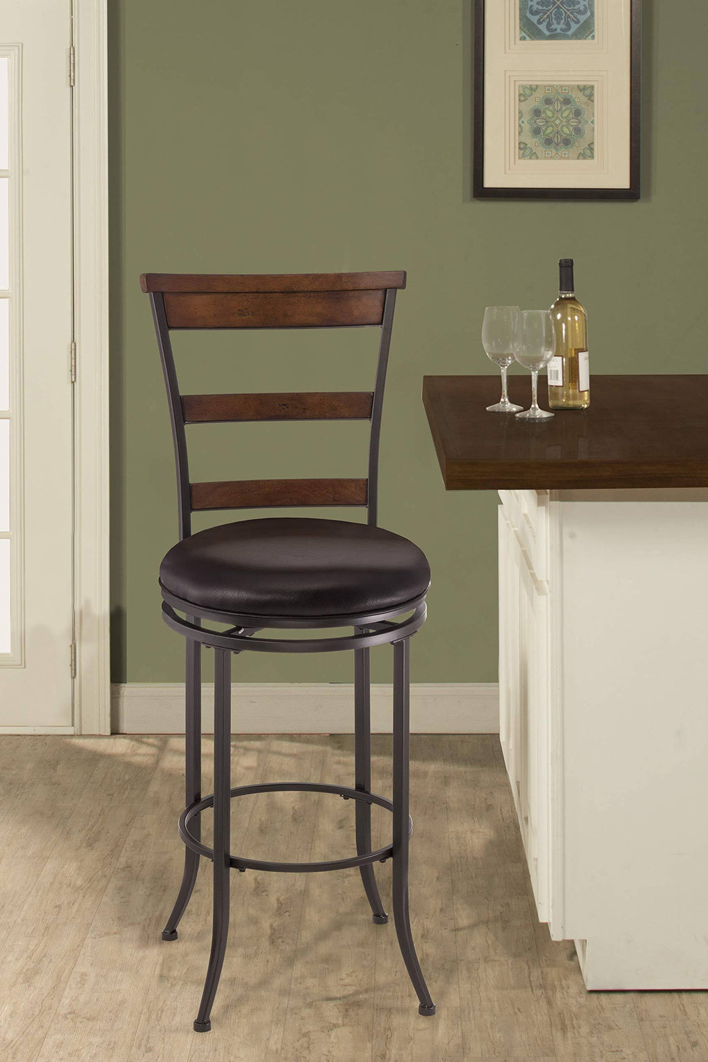 Swivel Ladder Back Bar Stool E58984