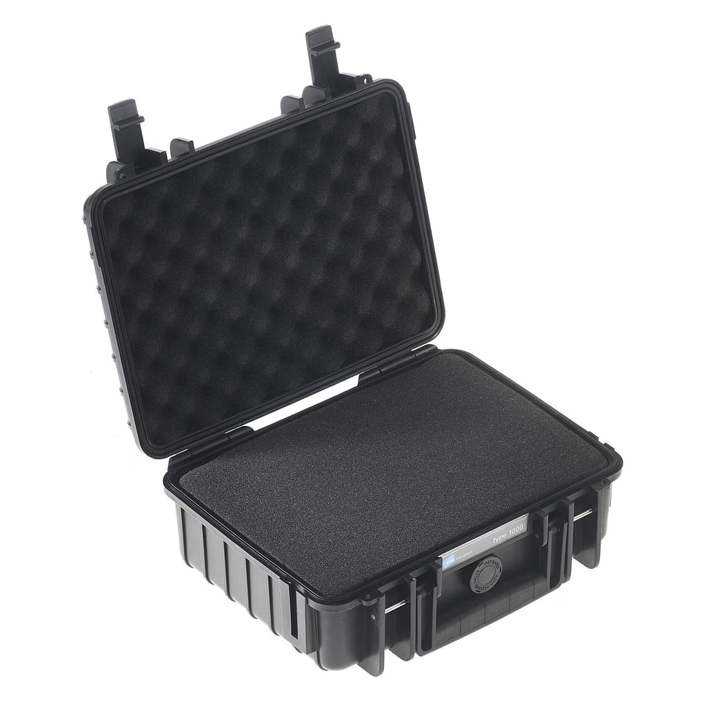 Black Watertight Seal Hard Case with Foam U257