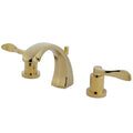 Polished Brass Widespread Bathroom Faucet O109
