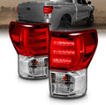 Clear Red LED Brake Tail Lights Bulb Included Set V67070