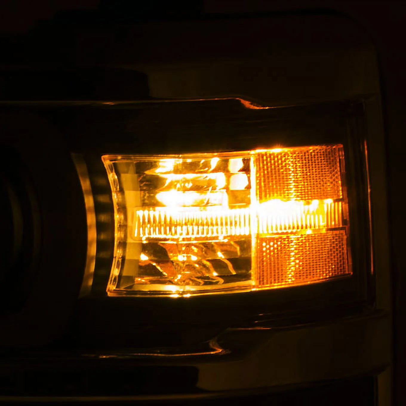 Black LED DRL Projector Headlights G580667
