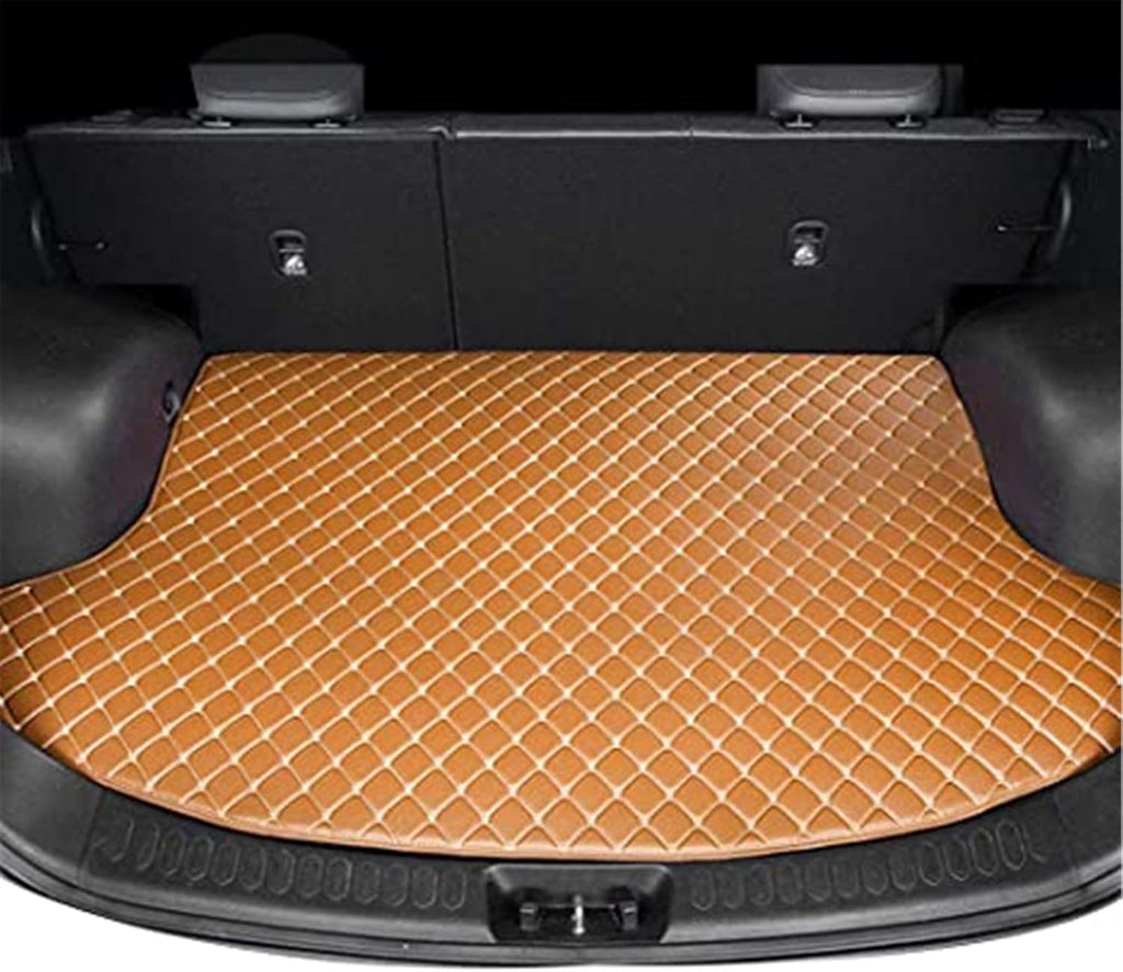 Purple Leather Full Car Floor Mats with Cargo Mat T726528