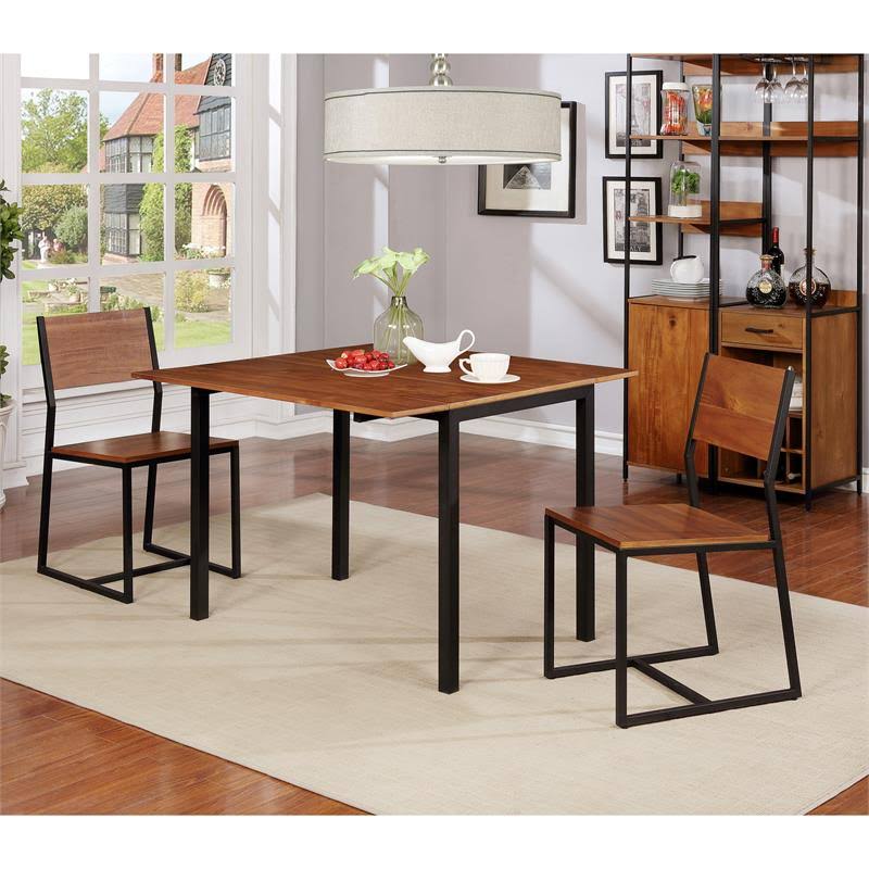3-Piece Wood Table Set in Natural Tone O7058