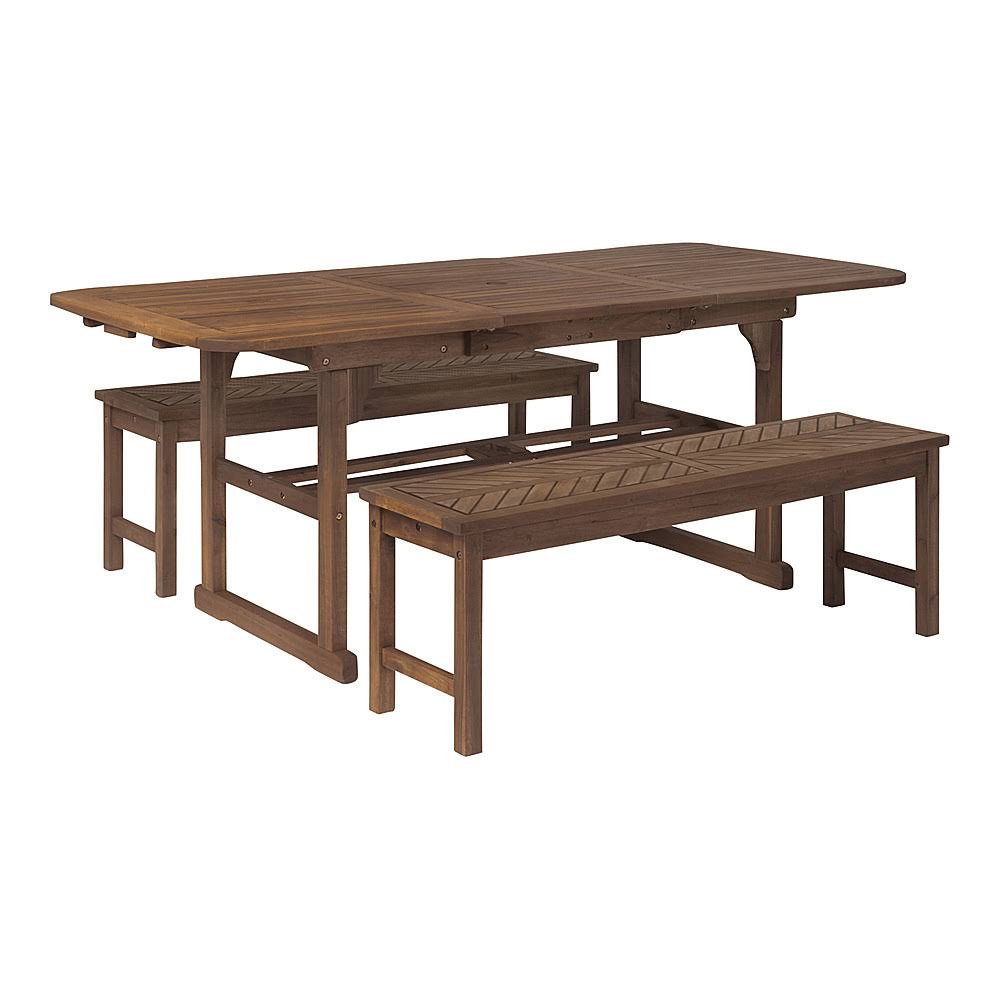 3-Piece Windsor Patio Dining Set Dark Brown M928273