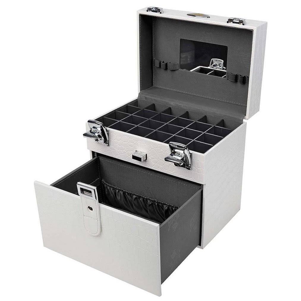 Nail Accessories Organizer and Makeup Train Case U490387