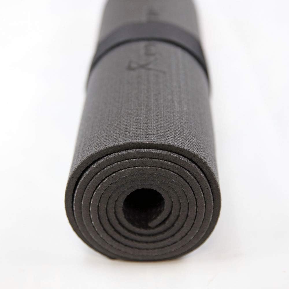 Extra Large Exercise Mat 8 x 5 feet 6 mm Thick High Density Black A21255