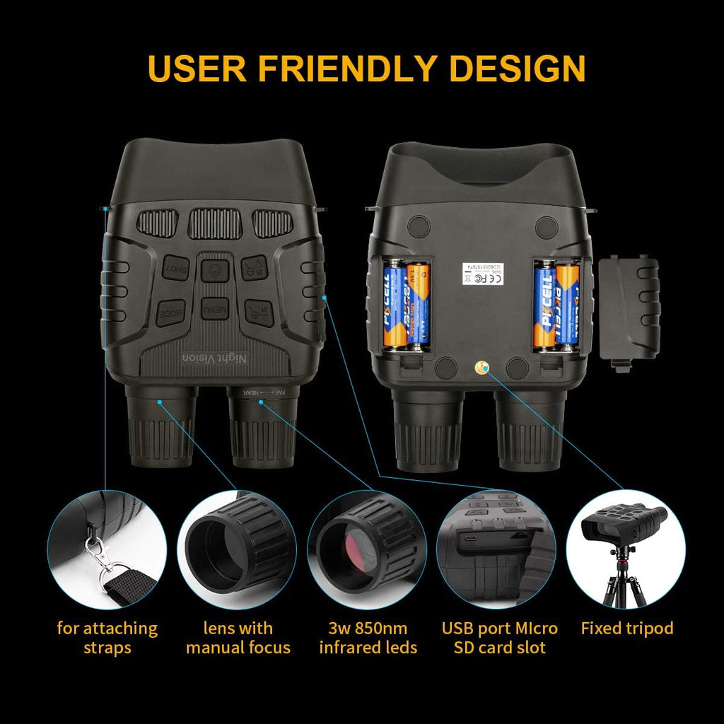 Digital Infrared Night Vision Binoculars with 32G Memory Card C185699