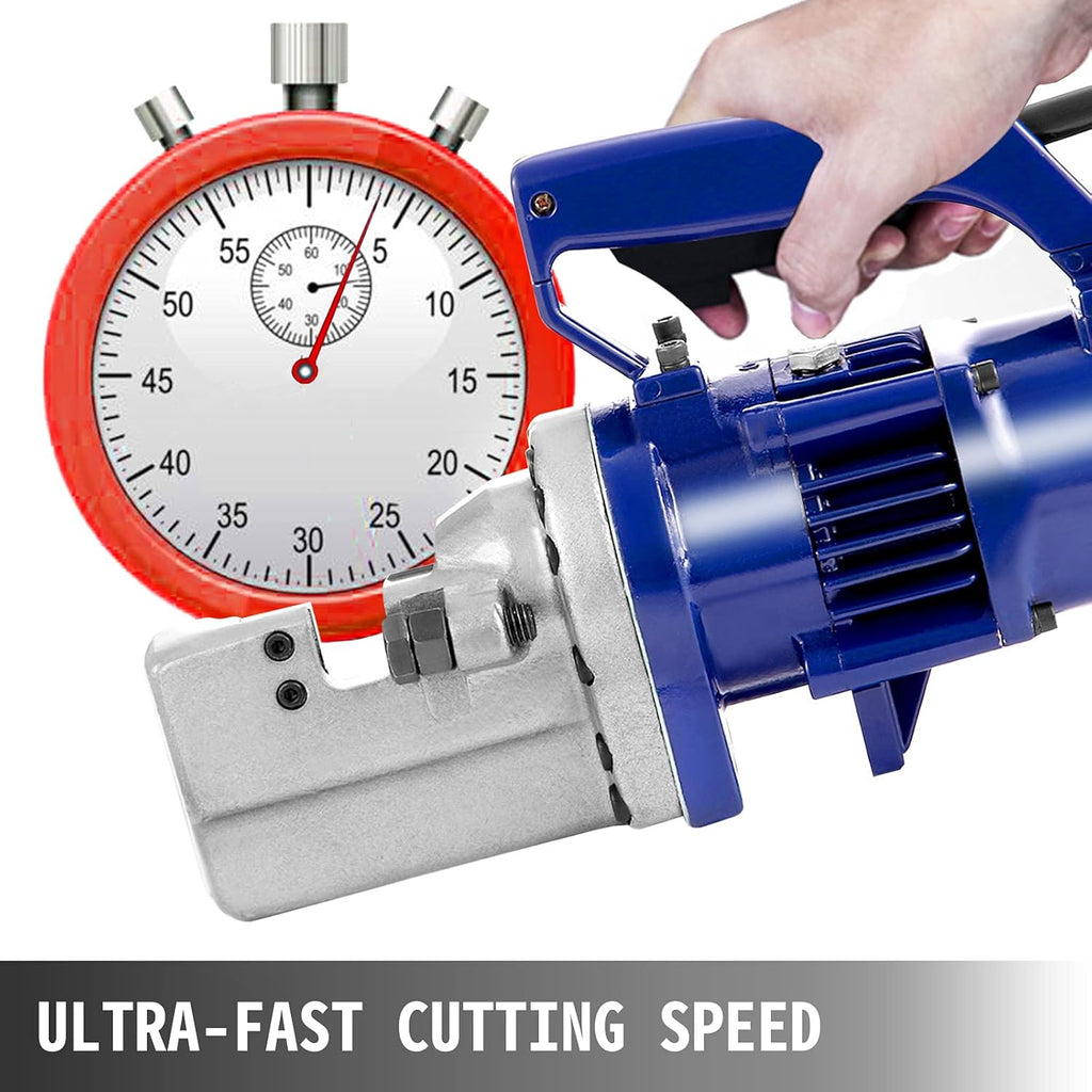 Electric Hydraulic Rebar Cutter, 1350W 110V, Cut 7/8inch 22mm Rebar L1663