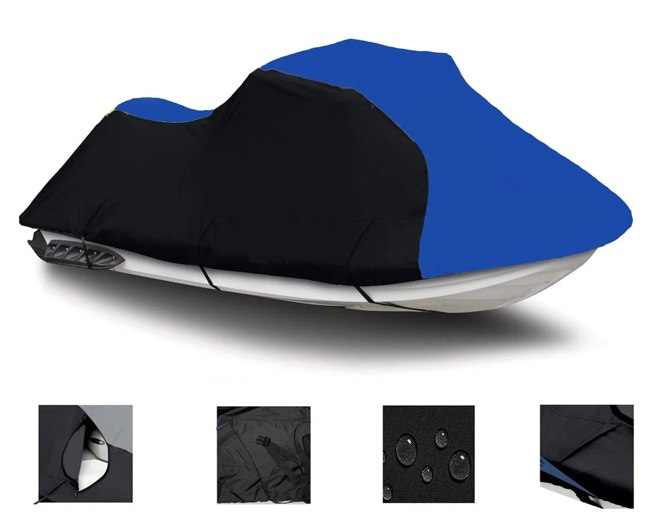 Heavy-Duty Jet Ski Cover PWC Boat Cover 2 Seater L578149