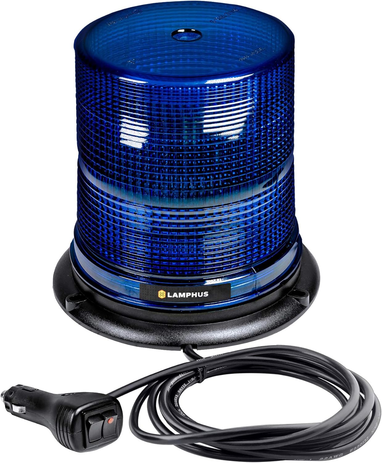 5" 12W White LED Strobe Warning Beacon Light, Pack of 2 B1141