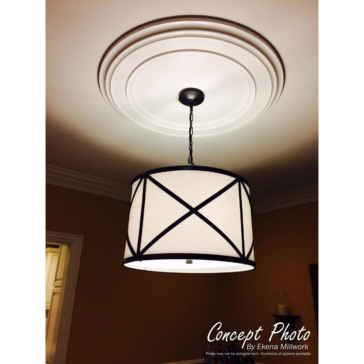 40 1/4x22OD x 3 1/8x22P Small Classic Ceiling Medallion L718003