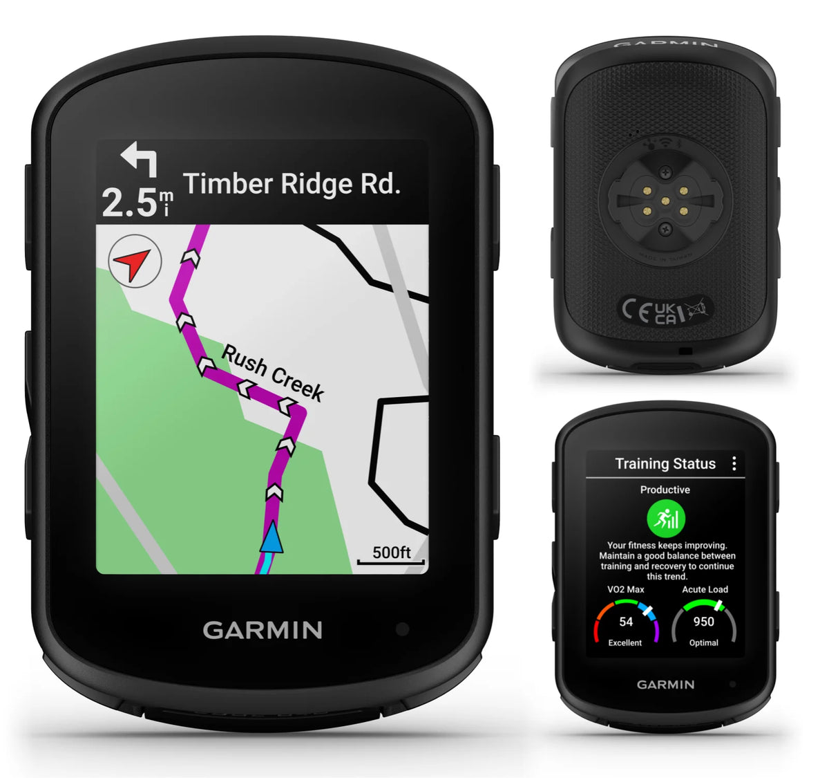 Edge 840 Bundle Cycling Computer with Speed Sensor 2, Cadence Sensor 2, HRM-Dual monitor, Touchscreen, Button Controls, Advanced Navigation O1575