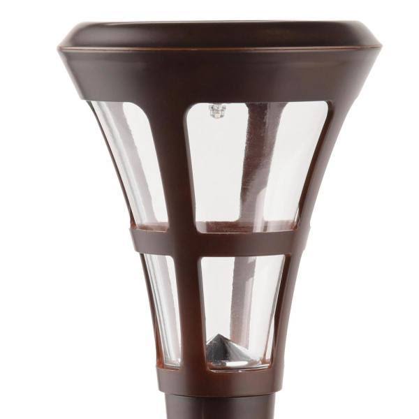Solar Bronze Outdoor LED Landscape Path Light 6-Pack D932