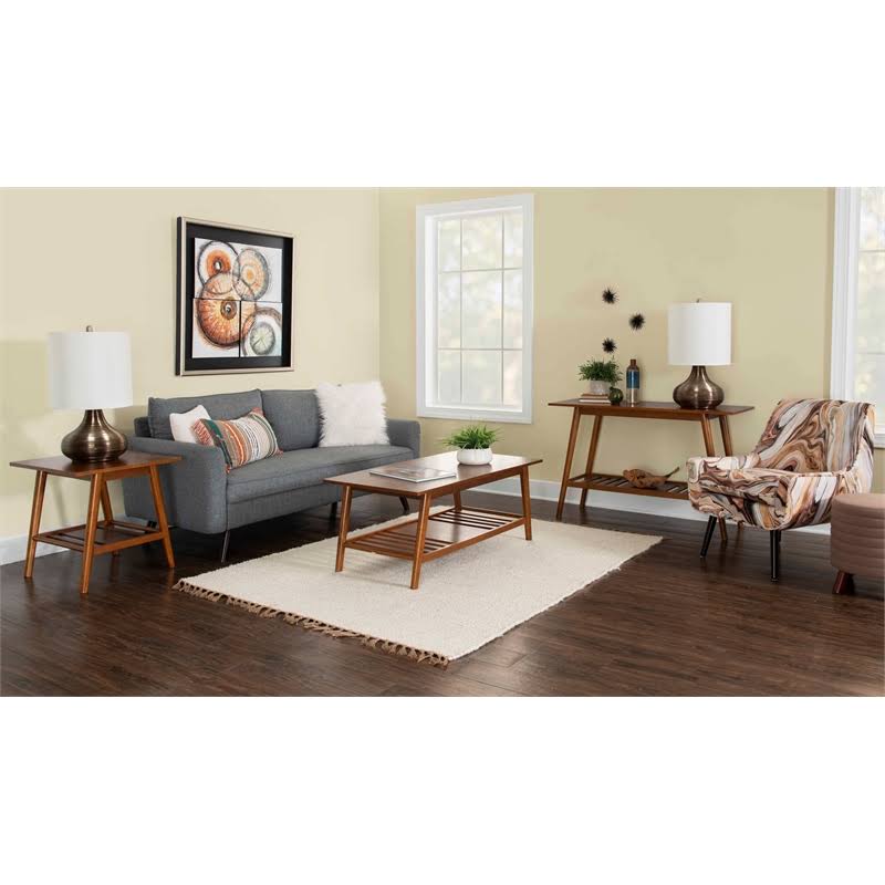 Wood Console Table in Brown W856