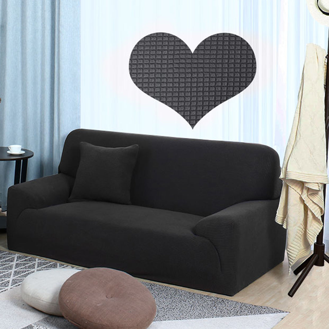 Stretch Thick Sofa Cover, Machine Washable 69"-86" S177760