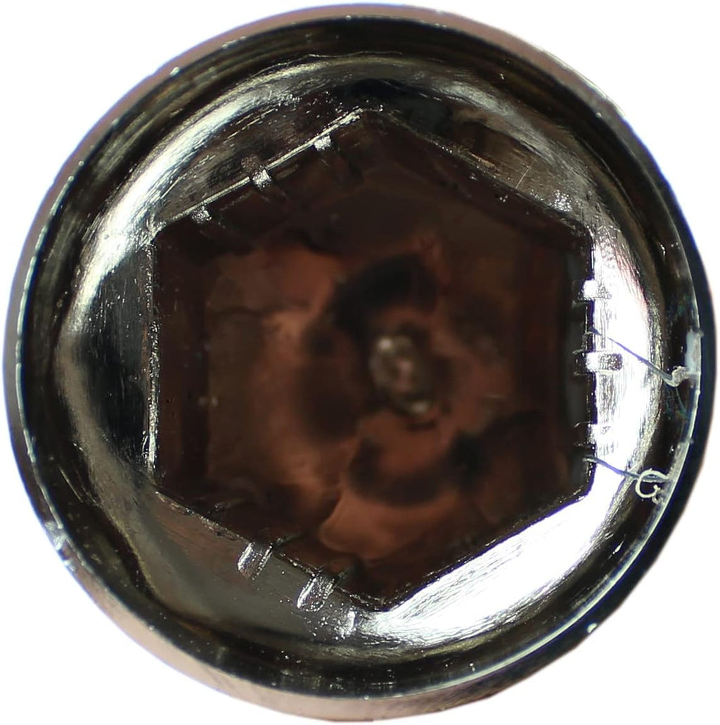 Chrome Bullet Flanged Lug Nut Covers Pack of 40 E70393