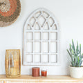 White Arch Wooden Wall Decoration Pack of 2 U245