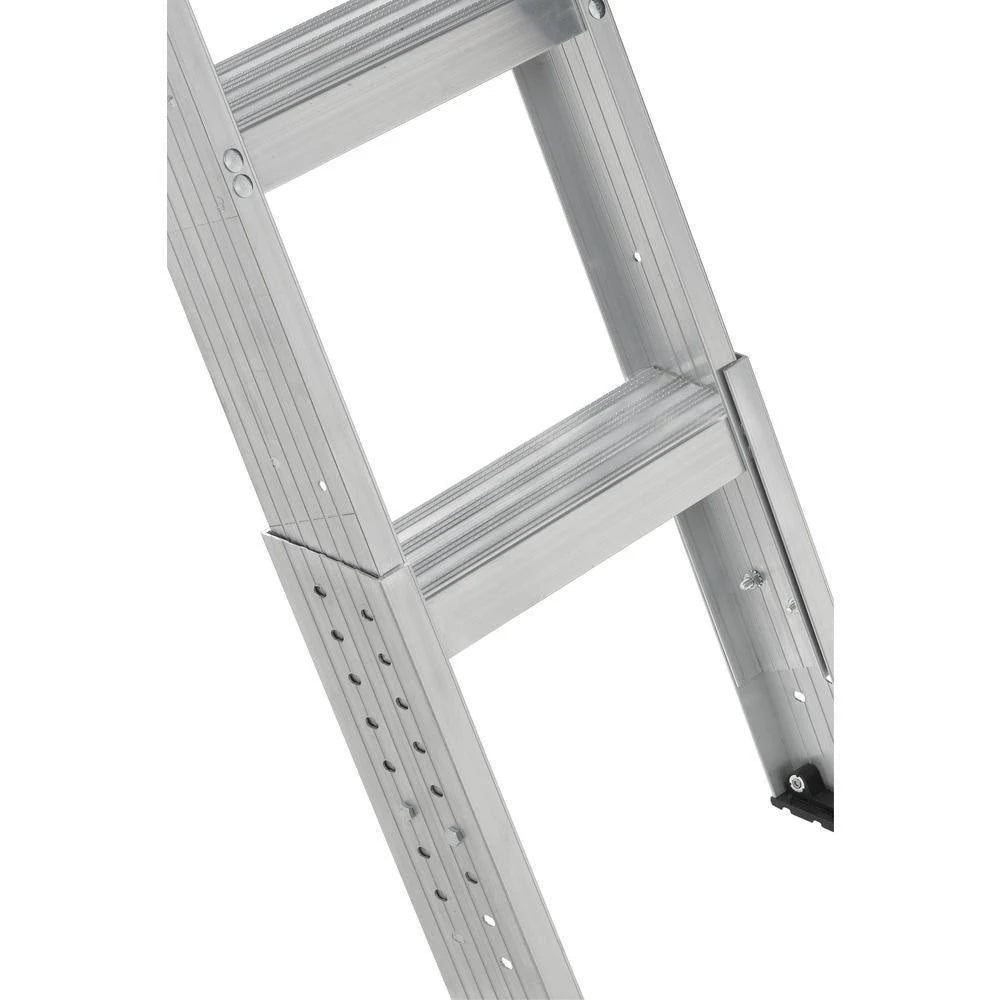 Aluminum Attic Ladder, 7 ft. 8 in. to 10 ft. 3 in., 25.5 in. x 54 in., 375 lbs. Maximum Load Capacity L3814