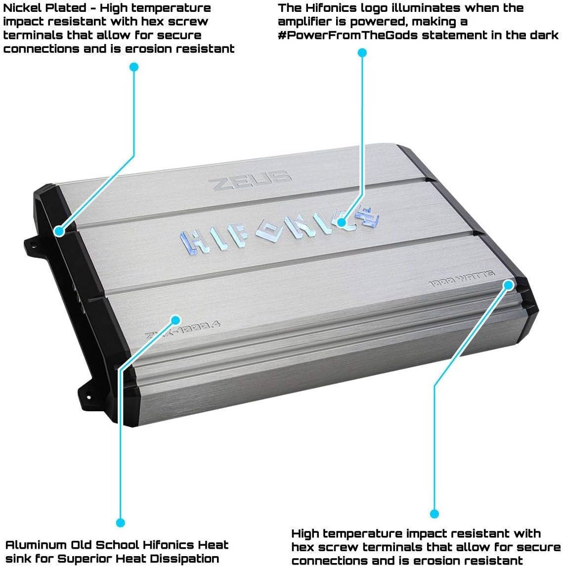 Four Channel Car Audio Amplifier M27444
