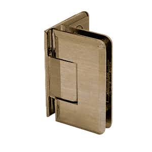 Antique Brass Wall Mount Offset Back Plate Hinge W395