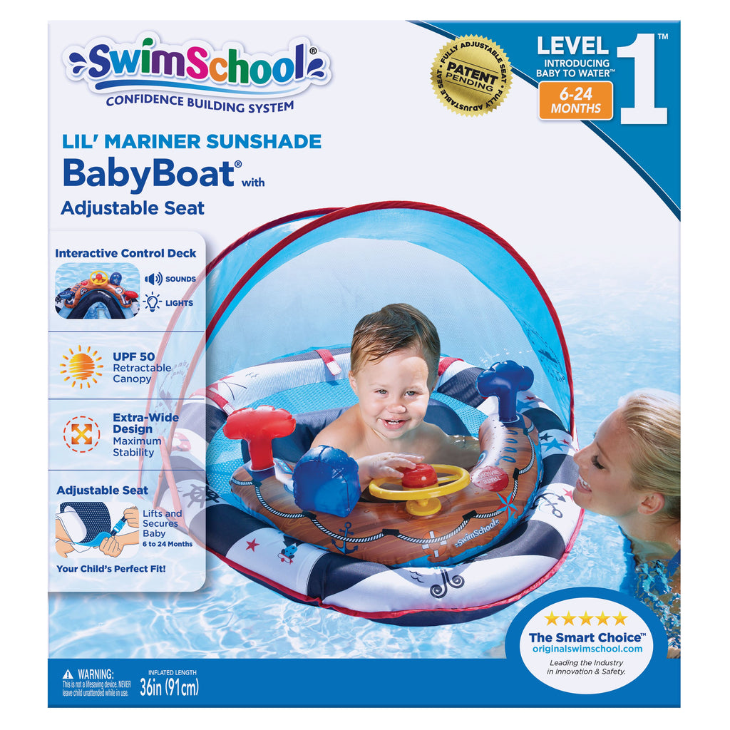 Baby Boat with Adjustable SunShade K265
