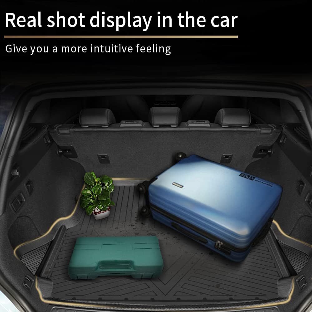 Black Slush Cargo Mat Trunk Tray Pack of 2 G2436