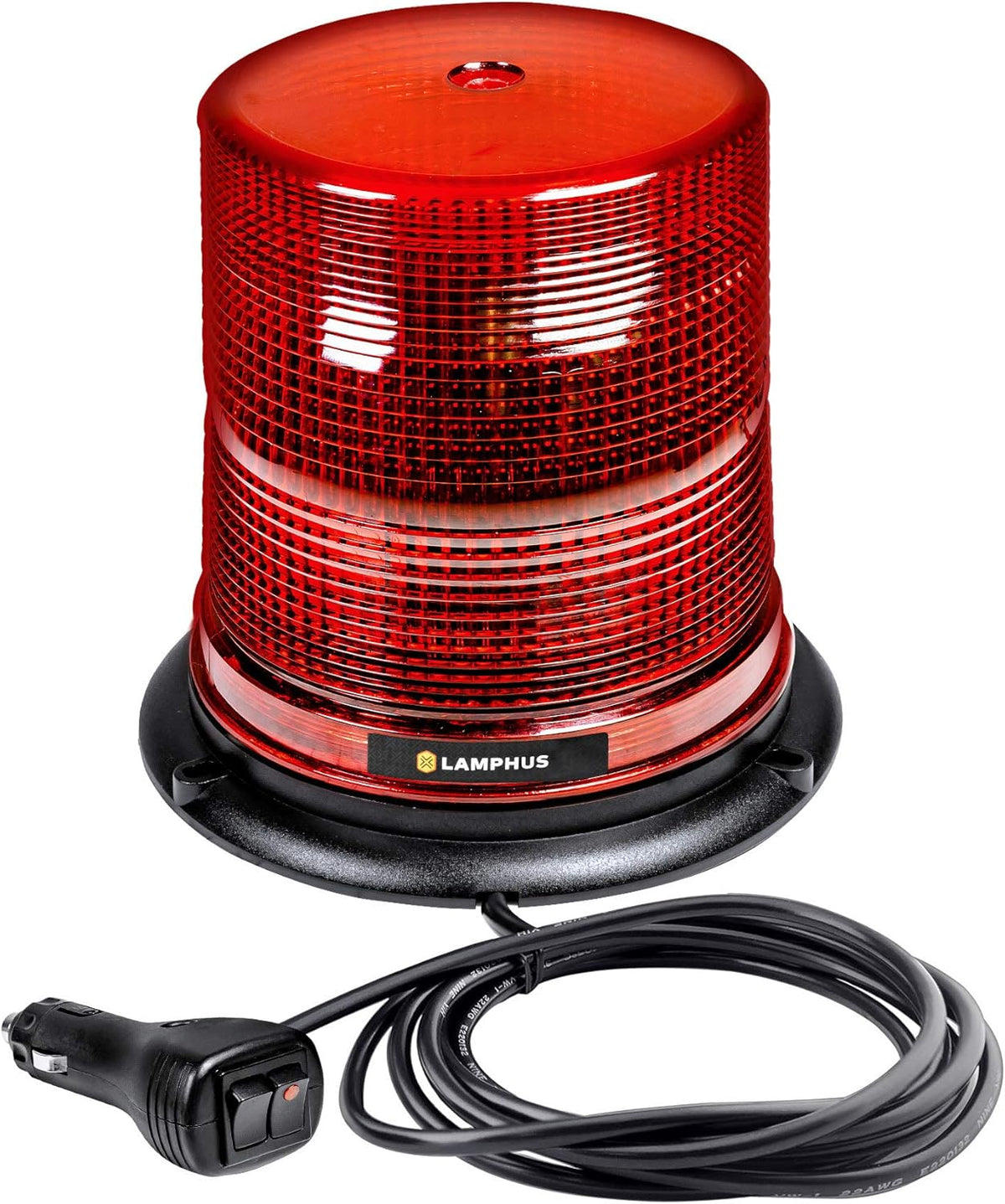 5" 12W White LED Strobe Warning Beacon Light, Pack of 2 B1141