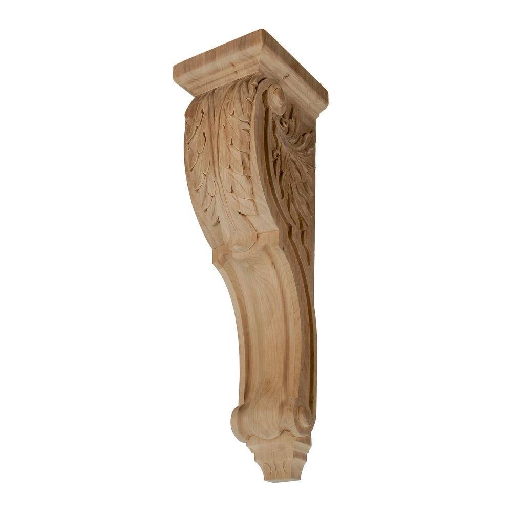 Medium Carved Wood Corbel J431