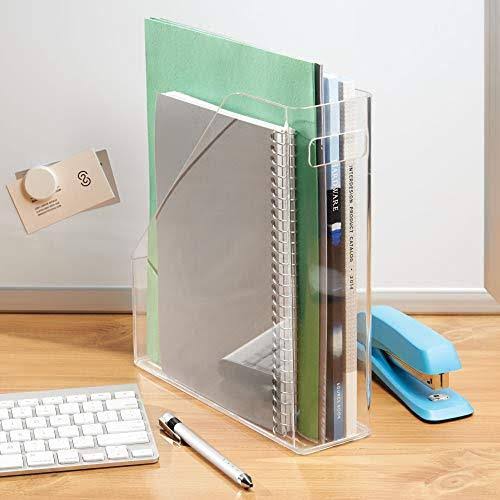 Plastic File Folder Bin Storage Organizer with Handle Y993697
